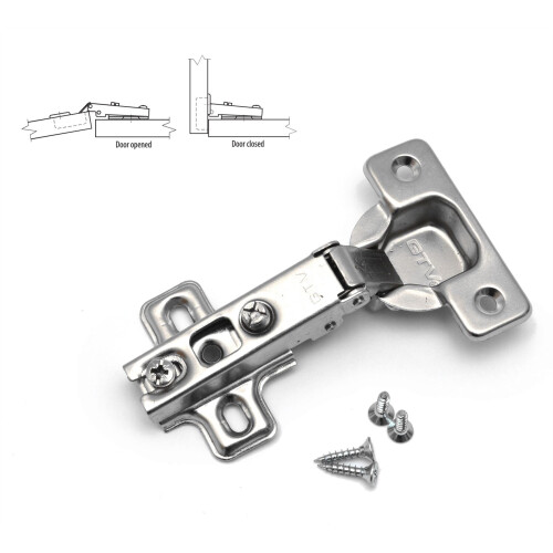 GTV 2 x Standard Kitchen Cabinet Door Hinge 35 mm + Screws