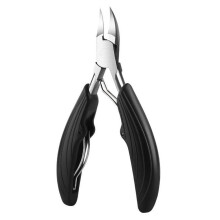 Stainless Steel Cuticle Nipper with Ergonomic Double Spring Grip for Precise Nail Care