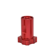 Paint Spray Gun Adapter with Quick Threaded Installation, Universal Connector for Disposable Cups M16x1.5 Red