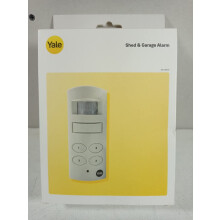 Yale Shed and Garage Alarm, Free-Standing or Wall-Mounted Wireless Alarm, Easily Secure Outside Buildings and Caravans,