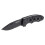 wolfcraft Wolfcraft Folding Knife with 75 mm Serrated Blade and Safety Lock 1