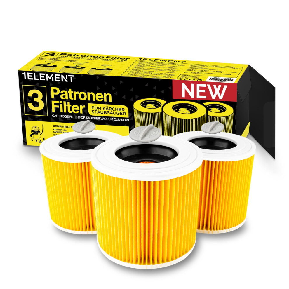 New 1E 3 Filters For Kärcher Vacuum Cleaner [Wd3, Wd2, Wd