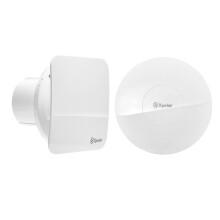 Xpelair C4SR 4" Simply Silent Contour bathroom extractor fan with of square and
