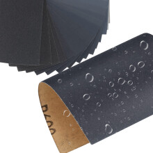 45 Sheets 120 to 7000 Grit Assorted Sandpaper, Wet and Dry Sanding Paper Sheets for Wood Furniture Finishing, Metal Sanding, Automotive Polishing