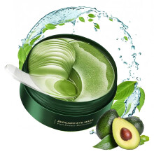60 Pcs Under Eye Patches with Avocado Extract for Dark Circles, Puffiness and AntiWrinkle Care