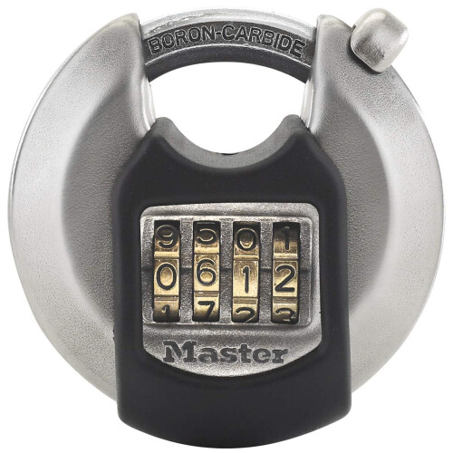 Master Lock MASTER LOCK Heavy Duty Disc Padlock M40EURDNUM - B 1