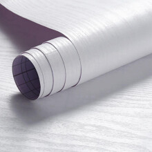 Arthome White Wood Contact Paper Peel and Stick 27cmx254cm Self-Adhesive Wallpaper,Decorative Vinyl Film for Countertop Cabinets Furniture Surface
