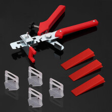 501Pcs Tile Leveling System 2mm Spacer Clips 400Pcs & Tile Level Wedge 100Pcs & Plier 1Pcs