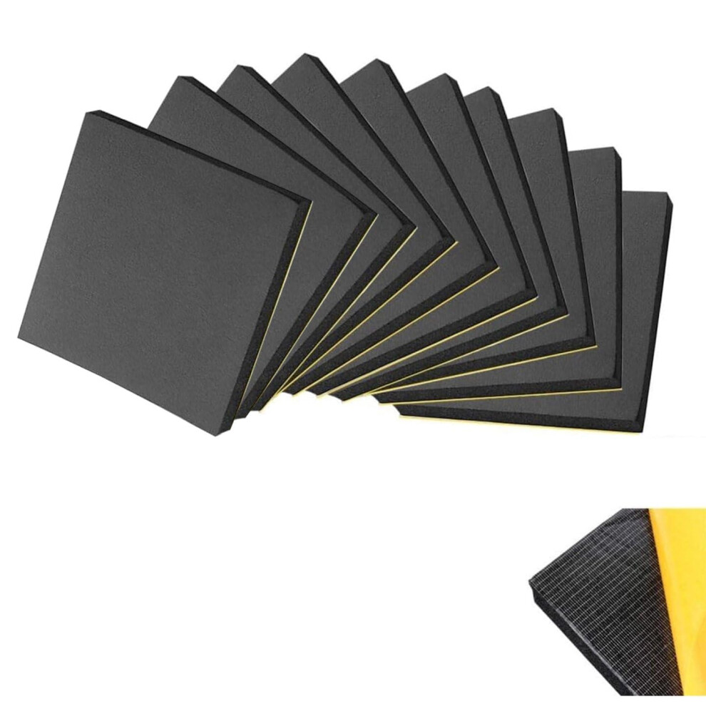 Zayejod 10Pcs Foam Sheets Self Adhesive- 10Mm Thick- 150Mm