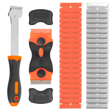 Window Scraper Tool, 2 Pcs Glass Scraper for Windows, Oven Scraper Tool Non Scratch, Cleaning Tools Ceramic Hob Scraper for Removing Window Decals Wa