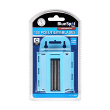 Blue Spot Tools 29194 100 PCE Utility Blades in Dispenser
