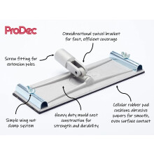ProDec 360 Degree Heavy Duty Swivel Pole Sander Head for Fast Efficien