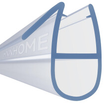 HNNHOME Bath Shower Screen Door Seal Strip for 4-6mm Glass Up to 7mm Gap