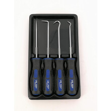 US PRO 4pc Short Mini Pick Hook Set 5034