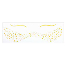 Face Tattoo Stickers Glitter Freckles Temporary Tattoos Snowflake Star Decals for Party Cosplay