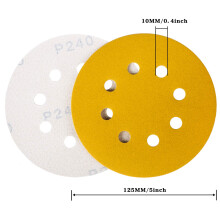 STEBRUAM 100pcs 125mm sanding discs Sanding Discs Pads for Random Orbi