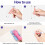 DONQL 6Pcs Grout Pen, White Tile Pen with Replacement Nib Tips 3