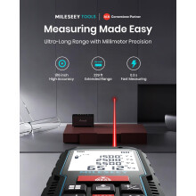70M Laser Measure Device MiLESEEY 229ft Digital Laser Tape Measure wit