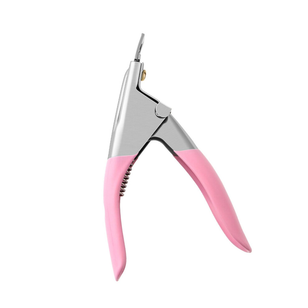 Professional Nail Tip Cutter Acrylic Nail Clipper with Adjustable Angle for False Nail Trimming