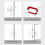 Easy Install ABS Refrigerator Lock Child Safety Strong Adhesion Home 6