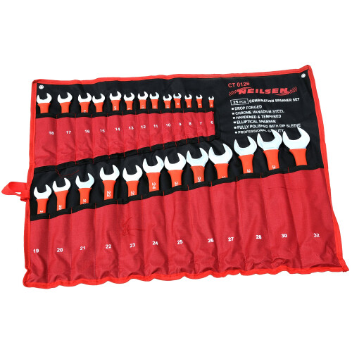 Neilsen Neilsen CT0126 632 mm Combination Spanner Set  25Piece