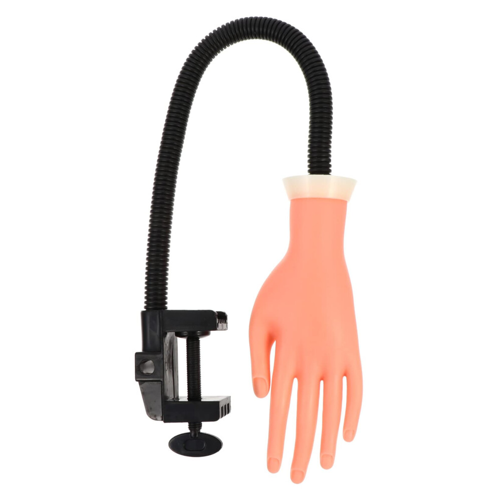 Flexible Practice Hand for Nail Art with Realistic Design, Reusable Manicure Training Model