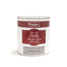 RUSTINS Chalky Finish Paint Georgian Grey 500ml