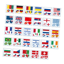 116Pcs American Flag Temporary Tattoos and Patriotic Face Stickers for Sports Events Festivals Parties