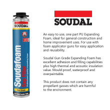 Soudal 130585 Soudafoam Gap Filler750mlGun Grade na