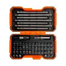 Bahco 59S54BC 54 Pcs Bit Set for Slotted Phillips Pozidriv Hexagonal R