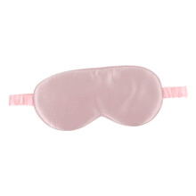 Silk Sleep Mask Light Blocking Eye Mask for Sleeping Travel and Home with Elastic Pink Finish