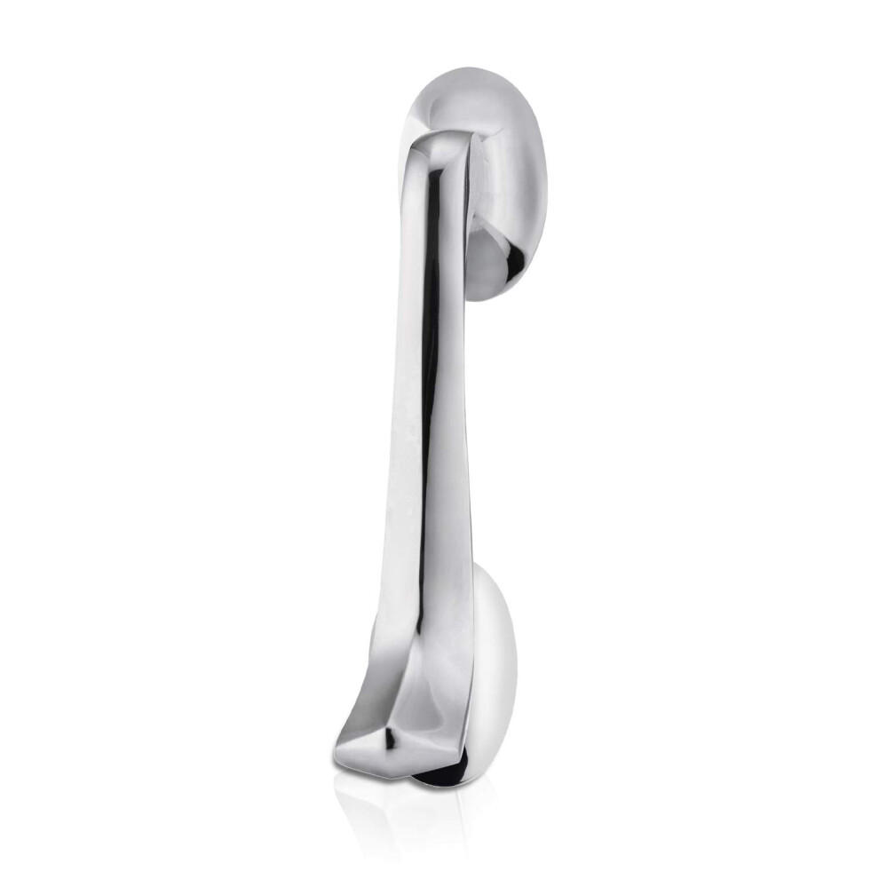 Xfort Door Knocker Polished Chrome, Victorian Scroll Door Knockers For Front Door, Elegant Front Door Furniture With A Modern Stylish Design, Perfec 3552118526141