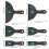 6 Pcs Plastic Putty Scrapers Set Plastic Spatula Paint Scrapers Tools 1