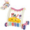 2 in 1 Baby Walker and Activity Center with Adjustable Push Resistance and Removable Activity Panel 1