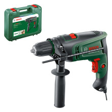 Bosch UniversalImpact 730 Electric Hammer Drill, 730 W (Precision Drilling in Masonry, Wood and Steel, Carrying Case)