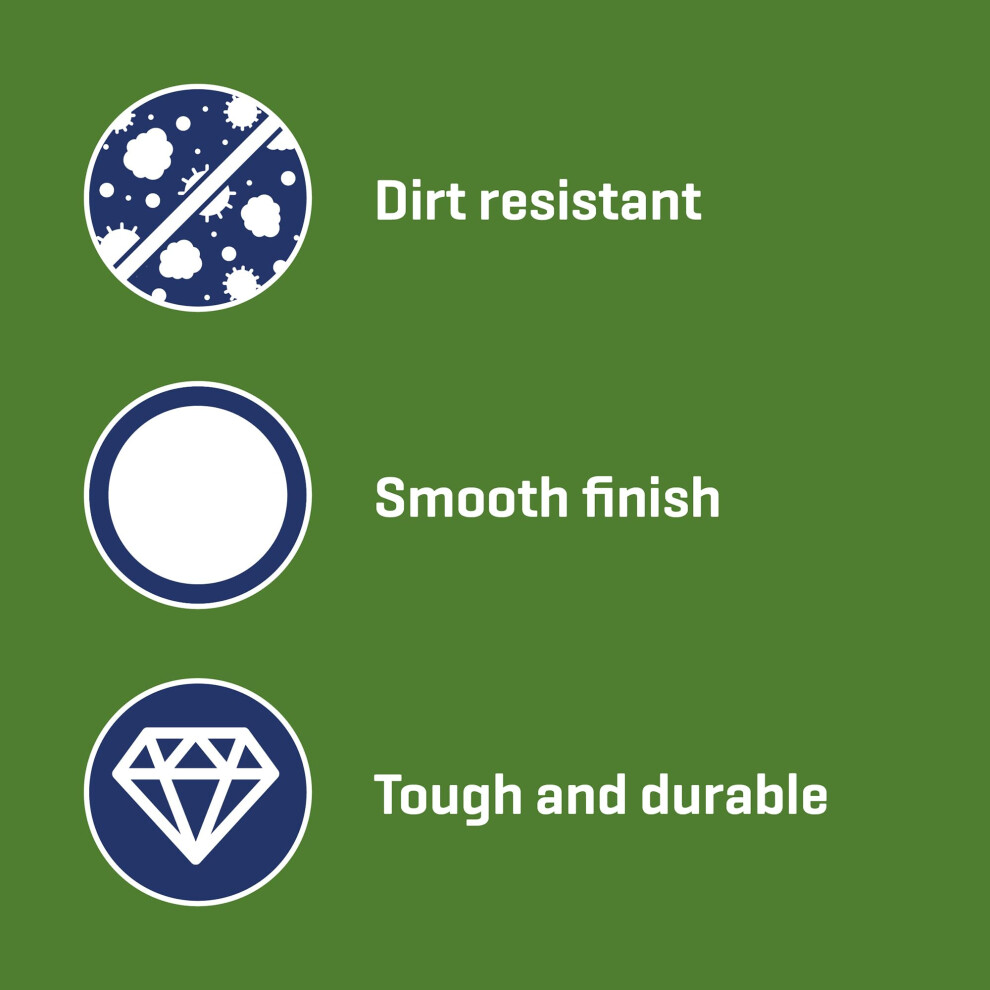 Johnstone's Johnstone’s – Exterior Smooth Masonry Paint – Moher Slate – Up To 15 Years Protection – Weather & Dirt Resistant – 60M² Coverage Per Tin