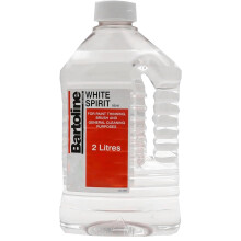 White Spirit 2 litre Multi-Purpose Paint Solvent for Stripping Paint, Cleaning Paint Brushes & General Cleaning Purposes - Paint Thinner, Stain Remov