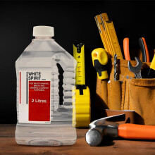 White Spirit 2 litre MultiPurpose Paint Solvent for Stripping Paint Cl