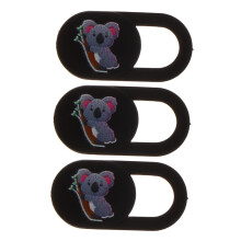 3pcs Cute Koala Webcam Cover Slide for Laptop Tablet Phone Privacy Protection Home Office Use