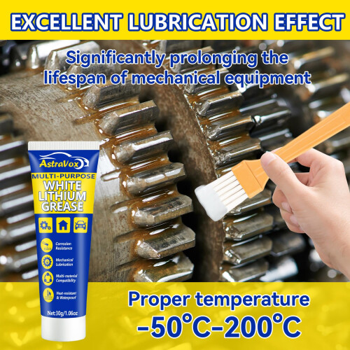 AstraVox White Lithium Grease MultiPurpose Lubricant Lithium Grease wi 1