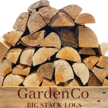 75L HARDWOOD Longer Burning Kiln Dried Logs 3 x 25L Nets Ideal for Ope