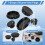 sourcing map 2Pcs Silicone Hole Plug Waterproof Round Rubber Stoppers 2