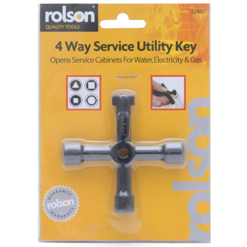 Rolson Rolson 22460 Four Way Service Utility Key 1