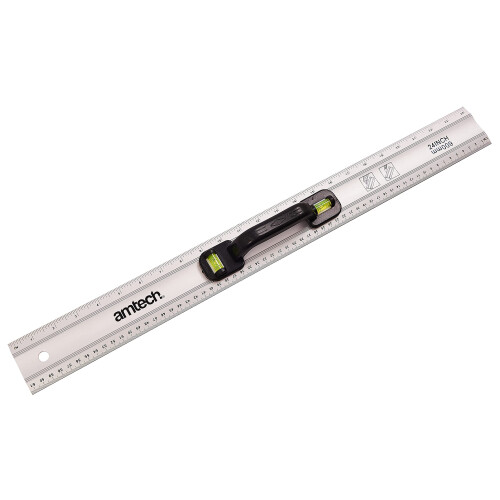 Amtech P4035 600mm (24") Rule with spirit level