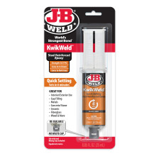 JB WELD KWIKWELD - 6 MINUTE STEEL EPOXY | Strong, Lasting Repairs To Metal & Multiple Other Surface Types | 50176UK