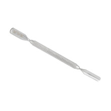 Cuticle Pusher Double Ended Stainless Steel Nail Tool with NonSlip Grip for Salon Quality
