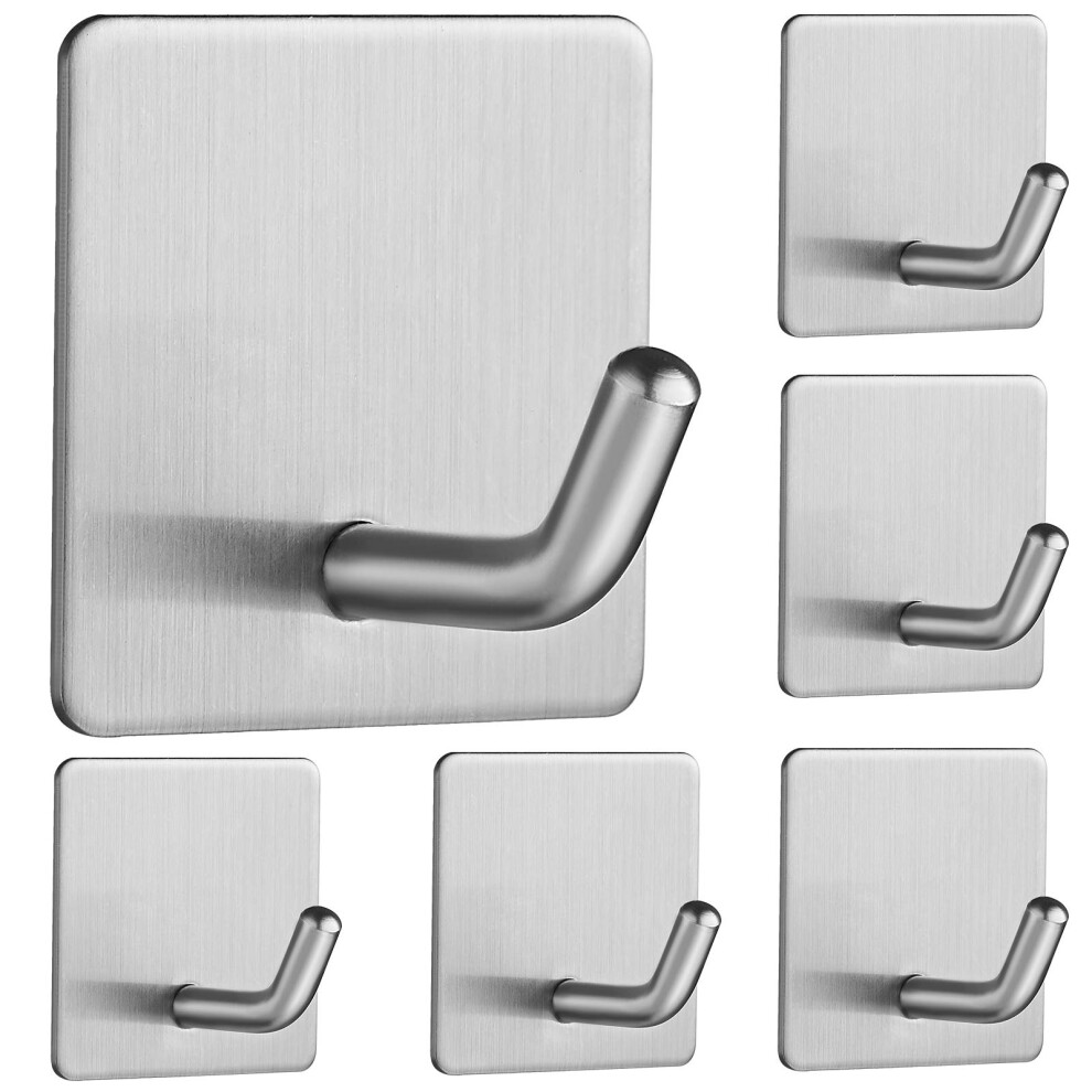 Js Self Adhesive Hooks, Stick On Hooks Holder For Tea Towel Robe Coat Kitchen Ba 5002946284204
