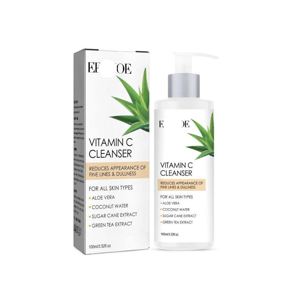 Vitamin C Face Wash Facial Cleanser  Deep Pore Cleansing, Radiance Boosting, Gentle Daily Use (3PCS)