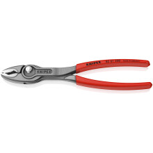 KNIPEX Twingrip Front and Side Gripping Pliers Self-Service Card with Non-Slip Plastic Coating 200 mm, 82 01 200