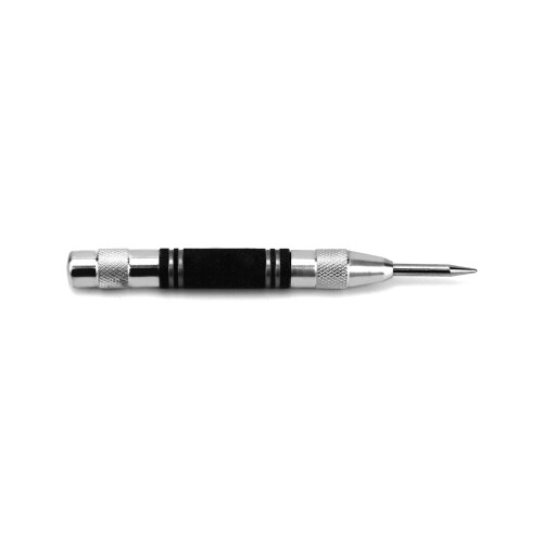 QWORK 2 Pack Automatic Center Punch, 5" Spring Loaded Center Punch, Hole Marker Tool 1